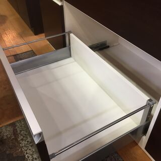 【愛品館市原店】松田家具 スライド扉キッチンボード 【管理IKB006677-003】