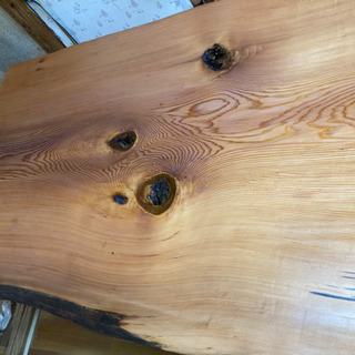 貴重品  屋久杉 天板 全長 211 幅120～92 板厚6.8㎝