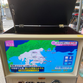 VT203-BR改!!ドウシシャ ヴィンテージデザイン ハイビジョン液晶テレビ 2017年製
