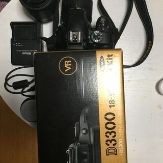 良い ニコン Nikon D3300 レンズ18-55 と 55...