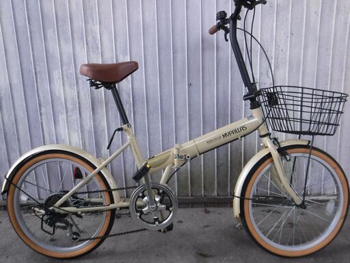 6段変速付き 折りたたみ自転車　中古自転車 323