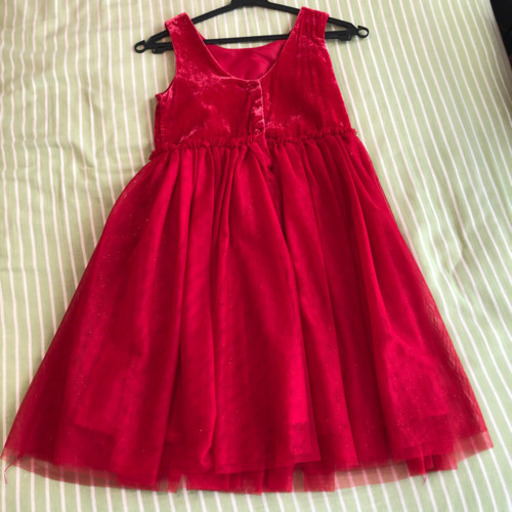 H M キッズドレスガールズドレス140 キッズフォーマル クリスマス赤 Chandni 西葛西のキッズ 用品 子供服 の中古あげます 譲ります ジモティーで不用品の処分