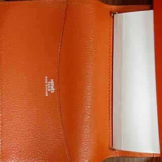 美品☆エルメス手帳カバー　オレンジ