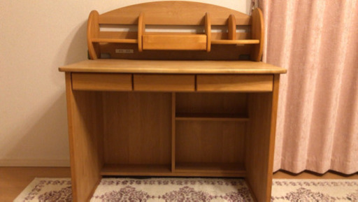 木製の学習机