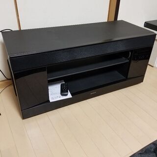 ４０型液晶テレビ、レコーダー、シアターラックの３点セット（条件有り）