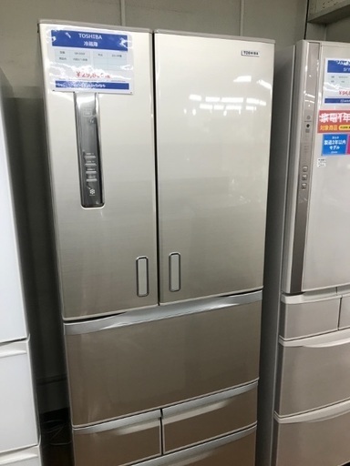 6ドア冷蔵庫 TOSHIBA 2011年モデル 501ℓ