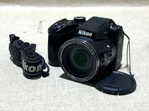 【苫小牧バナナ】Nikon/ニコン コンパクトデジタルカメラ COOLPIX B500 ブラック 光学40倍ズームとチルト式液晶モニター♪