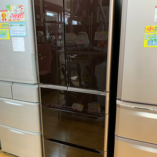 訳アリ】美品 2015年製 HITACHI 475Lフレンチドア冷蔵庫 R-G4800E XT