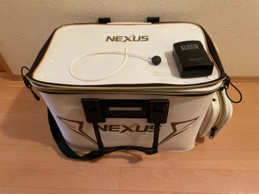 受け渡し予定あり　フィッシュ　バッカン　シマノ　ポンプ付き
