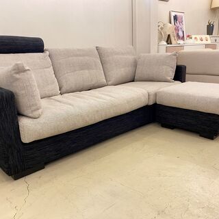 カウチソファ ソファ オットマン付き 東京インテリア購入品 