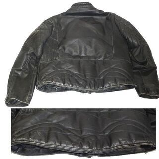 OPEN ROAD 本革 レザー 革ジャン ライダースジャケット 44　90\'s ヴィンテージ古着 長渕剛 オープンロード Lくらい  ☆ PayPay(ペイペイ)決済可能 ☆ 札幌市 豊平区 平岸 アウトレットモノハウス
