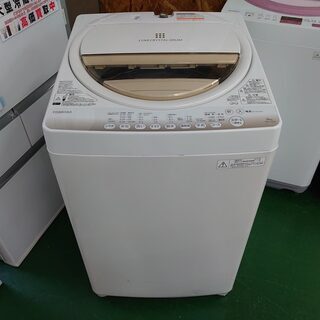 店舗同時販売中】2015年製 東芝 6.0㎏全自動洗濯機 AW－6G2【