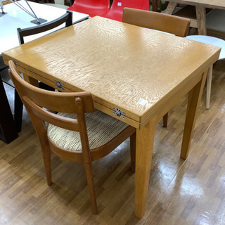 ダイニング3点セット　エクステンションテーブル