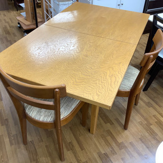 ダイニング3点セット　エクステンションテーブル