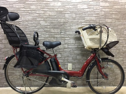 東京23区配達無料　新基準　ヤマハ　パスリトルモア　新品バッテリー8.9Ah リチウム 電動自転車 中古自転車☆26インチ