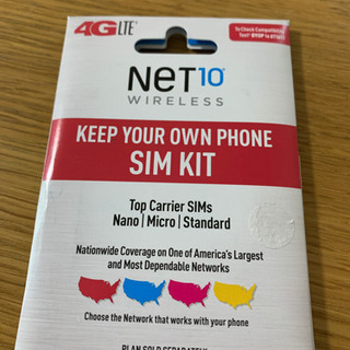 Net10 米国内用　格安SIM 新品未使用