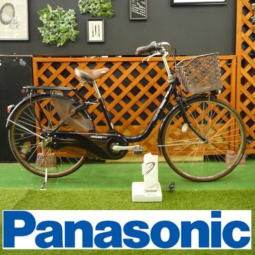 電動自転車 中古 パナソニック 26インチ ビビFX SD 新基準 Panasonic ViVi FX SD 通勤 通学 ●