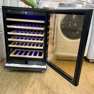 展示未使用品【 三ツ星貿易 】エクセレンス 1ドア ワインクーラー 51本 