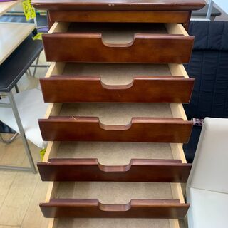 キャスター付き 16段 レターケース  木製 収納 引き出し 買取帝国朝霞店