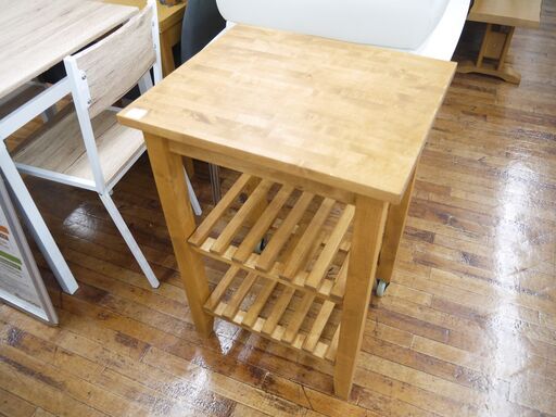 Ikeaのキッチンワゴンのご紹介 有料配送あり トレファク入間店家具紹介21 01 トレファク入間店 武蔵藤沢の収納家具 食器棚 キッチン収納 の中古あげます 譲ります ジモティーで不用品の処分