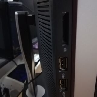 27インチワイドpcモニタ 2560x1440 DELL U2713H 中古 殆ど使ってない 