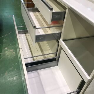 【愛品館八千代店】パモウナ　スライド扉キッチンボード【愛八KT】