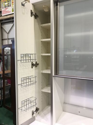 愛品館八千代店】パモウナ 2枚扉食器棚【愛八KT】