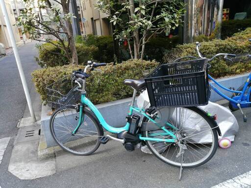 電動付き自転車　YAMAHA PAS　ナチェラM 5万3000円