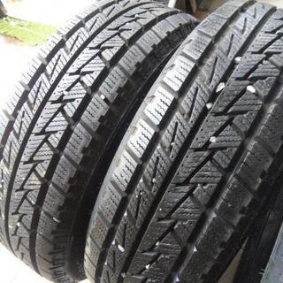 冬用/美品.大人気コンパクトカー用set♪PRD バリ溝 (2017) DUNLOP WM01 175/65R15 フィット ヴィッツ アクア ポルテ スペイド スイフト 他  バリ溝！175&frasl;65R14 冬タイヤセット コンパクトカーに！