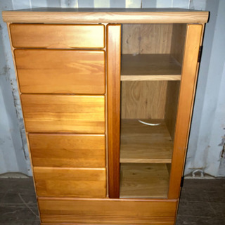 123-11 収納棚　小型　木製