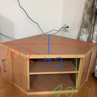 値下げしました早い者勝ち❗❗テレビ台 50型前後使用可能