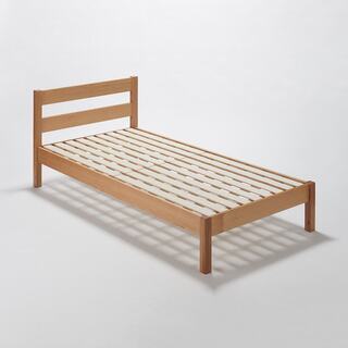 【無印良品】木製ベッド オーク材突板　セミダブル