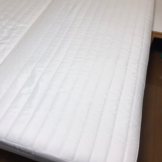 値下げ‼︎無印良品 脚付マットレス シングルベッド※車で取りに