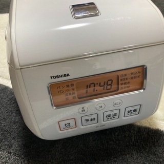【美品】新生活応援 TOSHIBA RC-5SH(W) 炊飯電子...