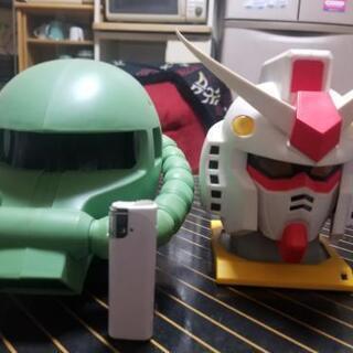 ガンダム、ザク、ヘッド 年代物