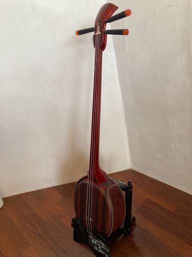 限定1挺】花笠の女性が魅力的 デザイン人工皮三線（ohanahana）