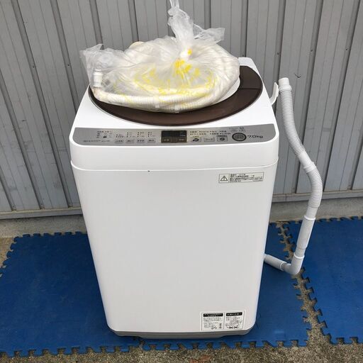 【SHARP】 シャープ 全自動電気洗濯機 ES-A70E9-N 2013年製 7.0kg