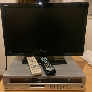 液晶テレビ&HDD DVDレコーダーSHARP