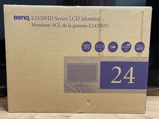 【売約済みです】BenQ 24型 LCDワイドモニタ E2420HD(ブラック) E2420HD