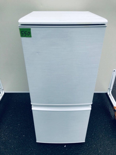 550番シャープ✨ノンフロン冷凍冷蔵庫✨SJ-14X-W‼️