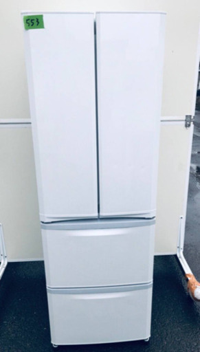 大容量‼️553番 三菱ノンフロン冷凍冷蔵庫MR-F40S-W‼️ 大容量‼️553番 三菱ノンフロン冷凍冷蔵庫MR-F40S-W‼️