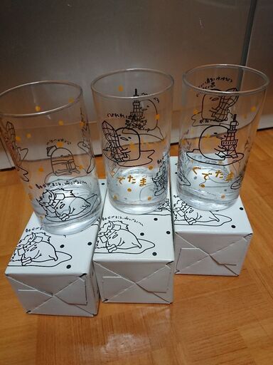 ぐでたま グラス3個セット新品未使用