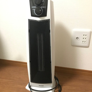 アイリス　セラミックファンヒーター　電気式