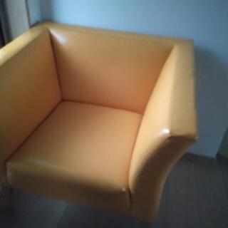 椅子　黄色