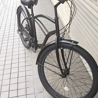 クロレッツ景品ビーチクルーザー 26インチ自転車