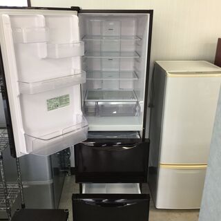 日立315L冷蔵庫　自動製氷機　2017年製！！！分解クリーニング済み！！左開き