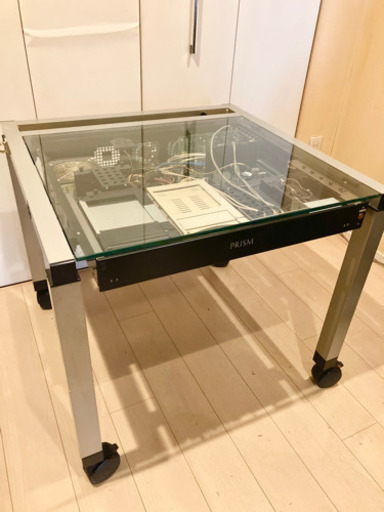 引取限定 星野金属prism 総アルミ製机型pcケースpcデスク差し上げます なかこんぶ 芝浦ふ頭のテーブル パソコン デスク の中古あげます 譲ります ジモティーで不用品の処分