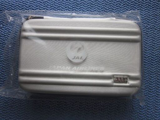JAL ハードポーチ JAPAN AIR LINES シルバー ZERO HALLIBURTON　未開封品