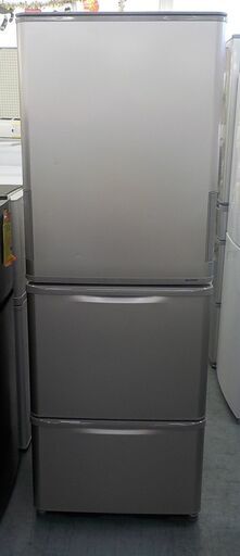 ID:G954053　３ドア３５５Ｌ冷蔵庫（２０１７年シャープ製）左右開きドア