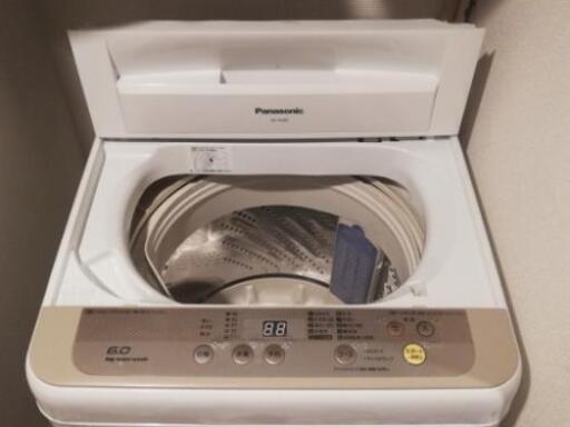 パナソニック　洗濯機6.0K　NA-F60B9